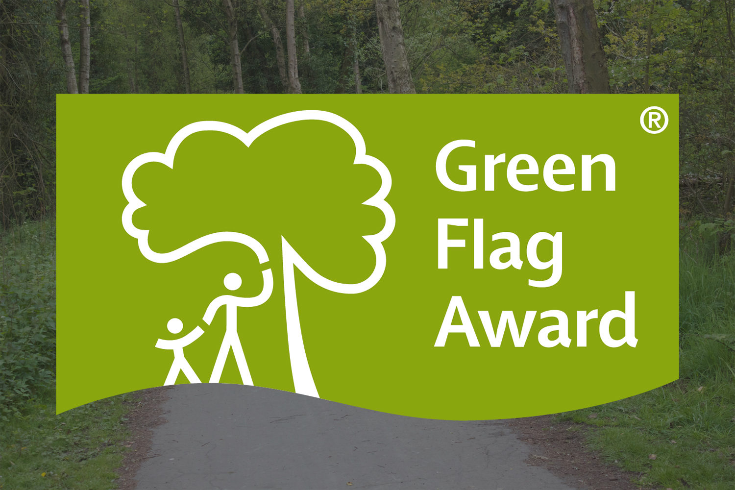 Image of the green flag ward logo