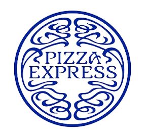 Illustration of Pizza Express logo